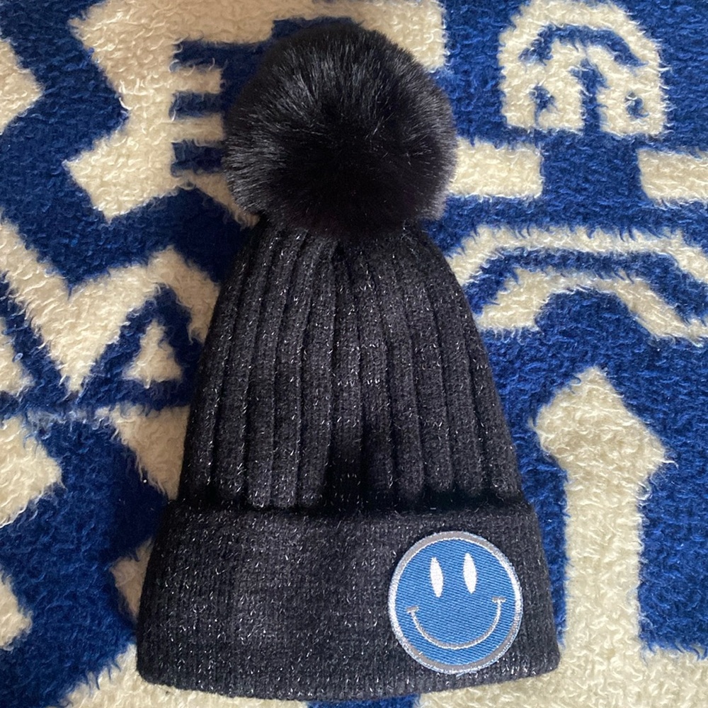 NWT Smiley Beanie
